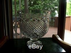 Centerpiece Trifle BOWL Waterford Lead Crystal Glass Tom Brennan Rainbow