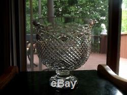 Centerpiece Trifle BOWL Waterford Lead Crystal Glass Tom Brennan Rainbow