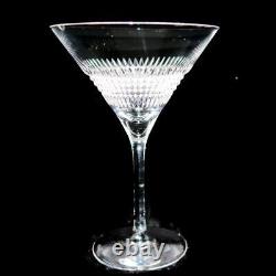 Christofle Crystal, FACETTES Diamond Cut, Martini Glass, 6 5/8