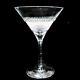 Christofle Crystal, FACETTES Diamond Cut, Martini Glass, 6 5/8