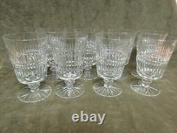 Circa 1950's Tiffin Glass Cut Crystal Surrey Pattern Water/Tea Tumbler Lot of 8