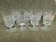 Circa 1950's Tiffin Glass Cut Crystal Surrey Pattern Water/Tea Tumbler Lot of 8