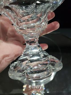 Compote, American Brilliant Period Cut Glass Crystal Creswick Egginton Signed