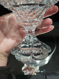 Compote, American Brilliant Period Cut Glass Crystal Creswick Egginton Signed
