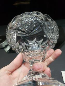 Compote, American Brilliant Period Cut Glass Crystal Creswick Egginton Signed
