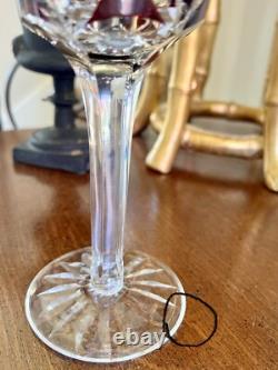 Crystal Clear Industries Cut To Clear Bohemian 4 Pcs Water Wine Stemmed Goblets