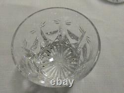 Crystal Old Fashioned Glass Kenmore Criss-Cross Fan Vertical Cuts