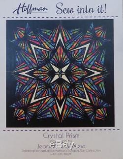 Crystal PrismStained GlassPre-Cut Applique Kit90 x 90 by Hoffman of CA