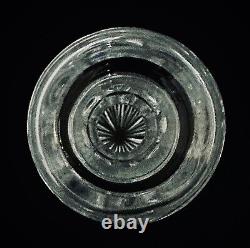 Crystal Spire Decanter Large Bar Liquor Hand Cut Glass Bavaria Germany Rare Vtg