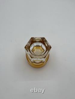 Crystal de Paris Nicole Cut Crystal Rocks Glasses Set of 6 Colors withBox France