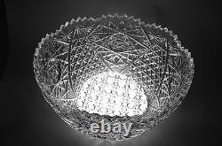 Cut Crystal Bowl Turkish Cut Glass Bowl
