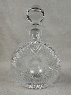 Cut Crystal Decanter Donut With Stopper