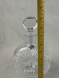 Cut Crystal Decanter Donut With Stopper