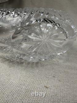 Cut Crystal Decanter Donut With Stopper