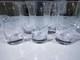 Cut Crystal Glass Tumblers Set of 5, Antique Style, No Chips, 10.8cm
