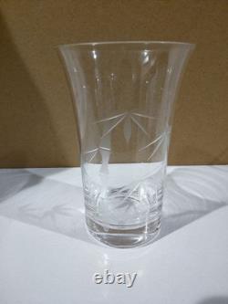 Cut Crystal Glass Tumblers Set of 5, Antique Style, No Chips, 10.8cm