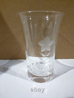 Cut Crystal Glass Tumblers Set of 5, Antique Style, No Chips, 10.8cm