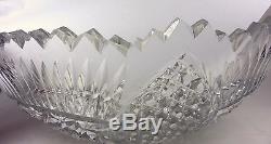 Cut Crystal Punch Bowl or Centerpiece Bowl