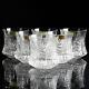 Cut crystal glass Arnolfo di Cambio Lotus 2 Whiskey set of six vintage