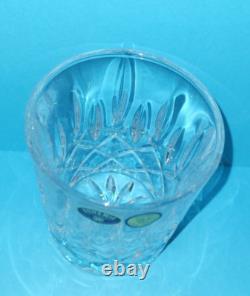 Czech Republic Bohemia Cut 24% Lead Crystal Whiskey/Bourbon GlassesSET of 4NEW