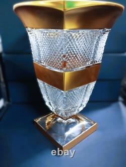 Czech bohemia crystal glass Cut crystal vase Magma 29cm/11