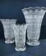 Czech bohemia crystal glass -Cut vase 21 cm/8in