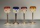 DEFECTIVE Nachtmann Traube Wine Glass Set Of 4 Cut to Clear Crystal Amet G3D