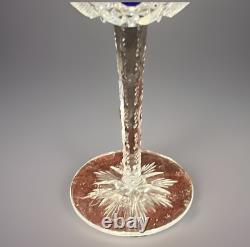 DEFECTIVE Nachtmann Traube Wine Glass Set Of 4 Cut to Clear Crystal Amet G3D