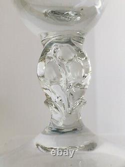 DUNCAN & MILLER Crystal Glasses 6 Pcs LILY Of The VALLEY Ice Tea Water Hand Cut
