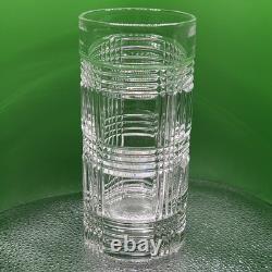 Discontinued Unmarked Ralph Lauren Glen Plaid Classic Highball Cut Crystal Glass