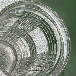 Discontinued Unmarked Ralph Lauren Glen Plaid Classic Highball Cut Crystal Glass