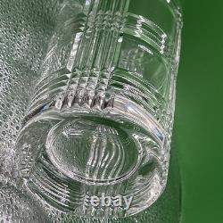 Discontinued Unmarked Ralph Lauren Glen Plaid Classic Highball Cut Crystal Glass