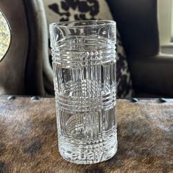 Discontinued Unmarked Ralph Lauren Glen Plaid Classic Highball Cut Crystal Glass