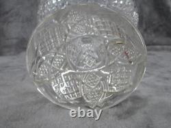 Duncan's Sons Compote Pedestal Dish Early American Pattern Glass Cut Crystal