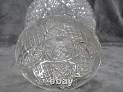 Duncan's Sons Compote Pedestal Dish Early American Pattern Glass Cut Crystal