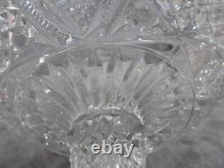 Duncan's Sons Compote Pedestal Dish Early American Pattern Glass Cut Crystal