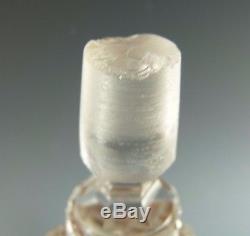 EDINBURGH Crystal THISTLE Cut Liqueur Decanter Crown Stopper Early Cutting