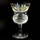 EDINBURGH THISTLE CLARET WINE GLASS, Cut Lead Crystal, 4 1/2, 3 Oz, Scotland