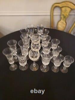 ELEGANT GORHAM DE MEDICI CRYSTAL GLASSES (20 Glasses in Lot)