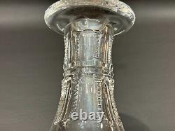 Edinburgh Crystal Scotland Cut Crystal Thistle Ships Decanter withStopper, 11 1/4