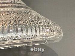 Edinburgh Crystal Scotland Cut Crystal Thistle Ships Decanter withStopper, 11 1/4