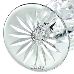 Edinburgh Crystal Star of Edinburgh Signed Champagne Flute Cut Glass Set 4 6.5