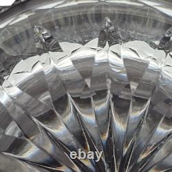 Edinburgh Crystal Star of Edinburgh Signed Champagne Flute Cut Glass Set 4 6.5