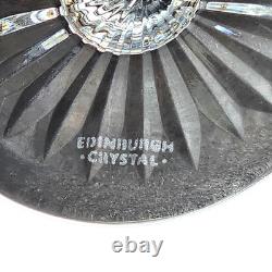 Edinburgh Crystal Star of Edinburgh Signed Champagne Flute Cut Glass Set 4 6.5