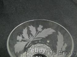 Edinburgh Crystal Thistle (Cut) Shot Glass (es) 2 1/2