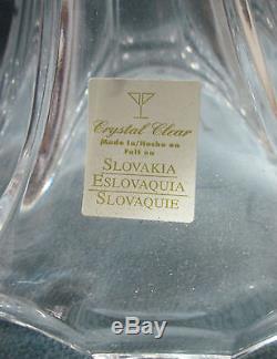 Elegant Cut & Polished Crystal Chandelier Type Three Candle Glass Candelabra
