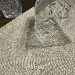 Estate Sale! Set Of 6 Binta American Brilliant Crystal Cut Glass Tumbler Cups