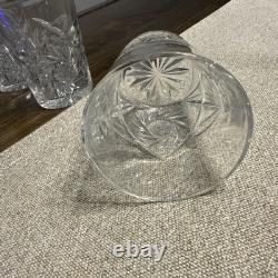 Estate Sale! Set Of 6 Binta American Brilliant Crystal Cut Glass Tumbler Cups