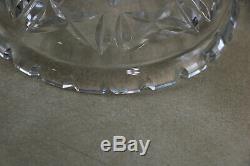 Estate Stunning Antique Clear Heavy Crystal Cut Mantle Lustres XL Prisms