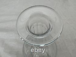 Excellent Baccarat Nancy Decanter with Stopper Cut Crystal Glass Made in France